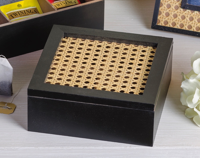                         DRVENA KUTIJA ZA ČAJ 18X18XH7                            