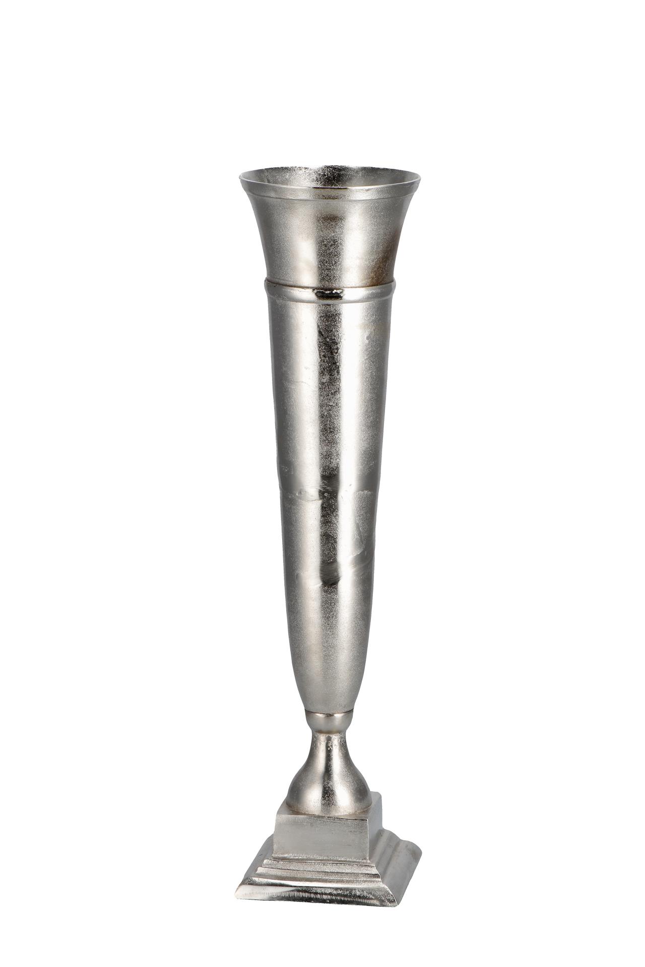 Vaza metalna,srebrna DIAM19XH76 80563