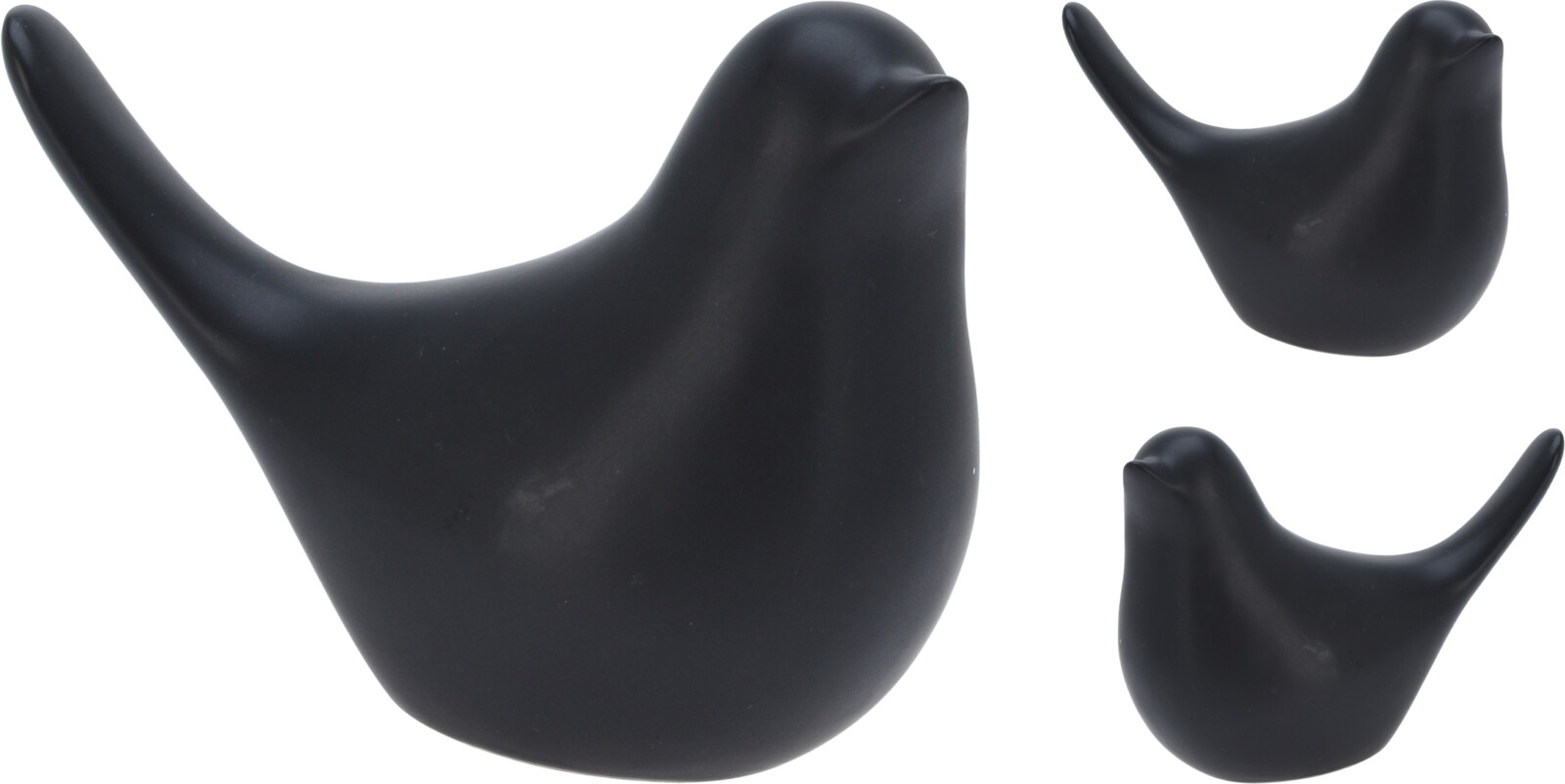 Dekoracija ptica/crna 10CM ALX630310
