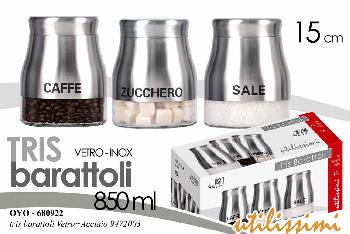 SET STAKLENIH TEGLI 3/1 850ML 15    9472003